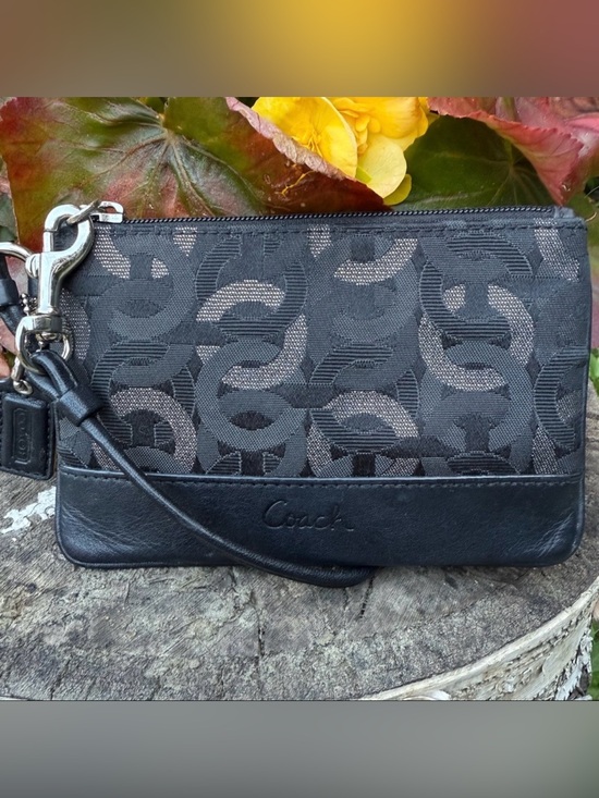 Coach Handbags - Coach Kristin Chainlink C wristlet